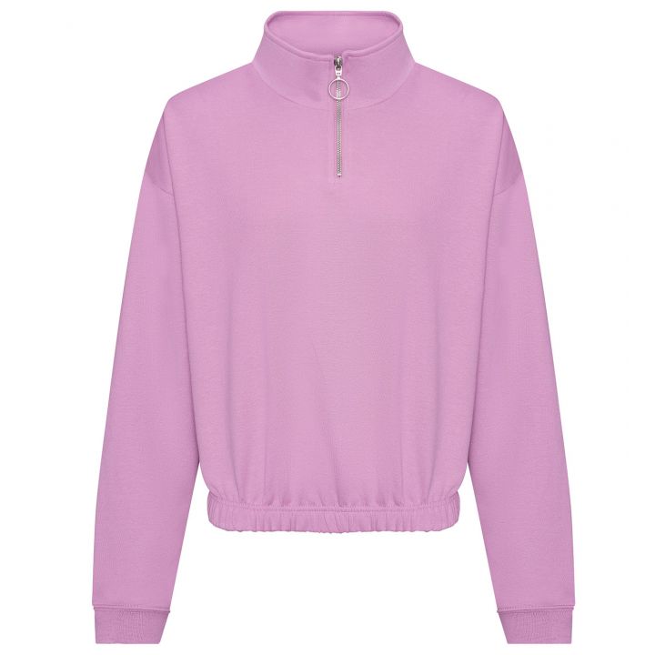 AWDis Cropped 1/4 Zip Sweatshirt