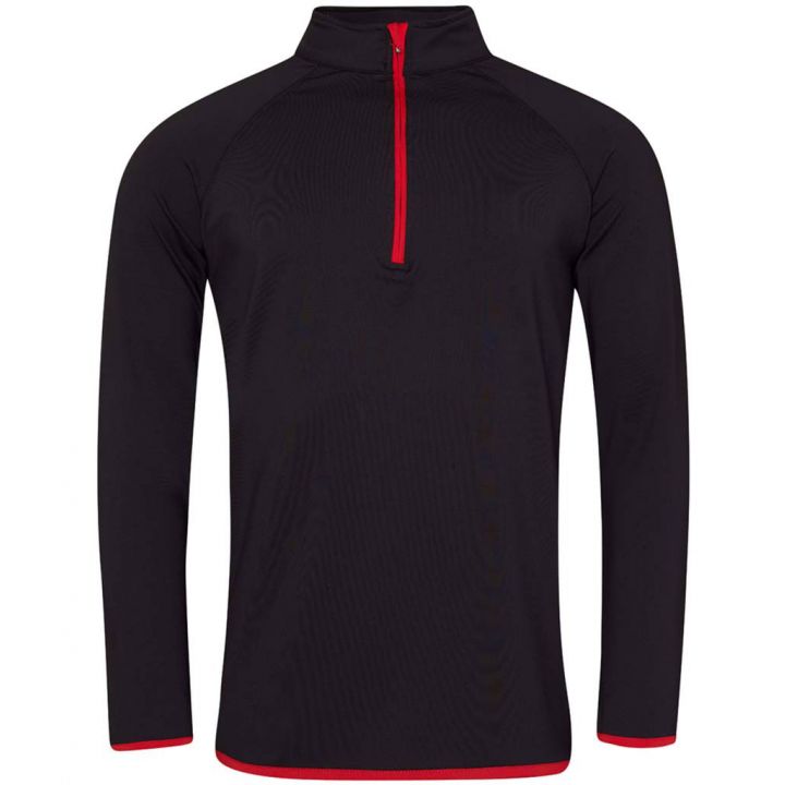 Awdis Just Cool Zip Contrast  Sweatshirt