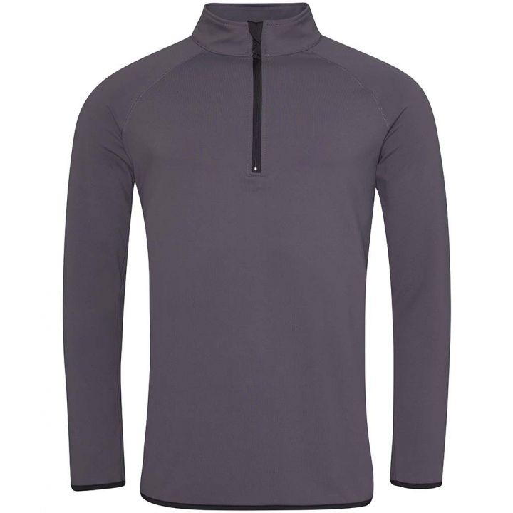 Awdis Just Cool Zip Contrast  Sweatshirt