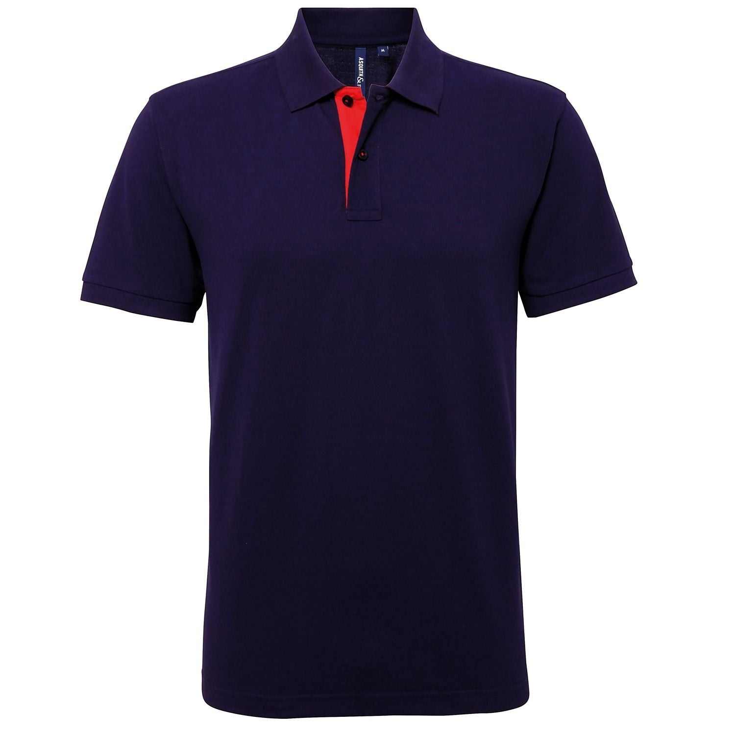 Asquith & Fox Men's Classic Fit Contrast Polo Shirt